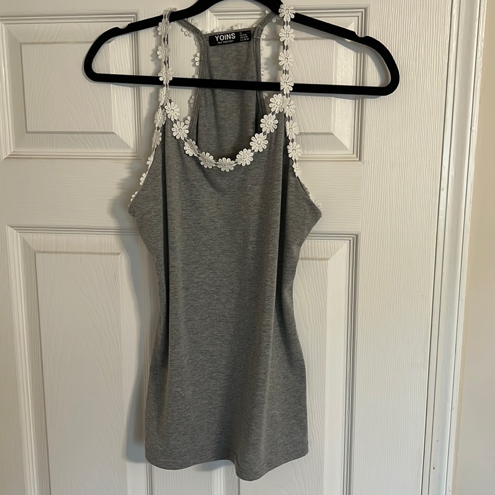 Pretty flower tank size small